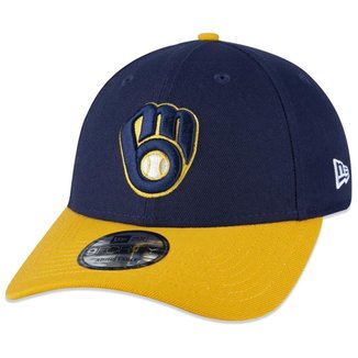 BONE 9FORTY SN TEAM COLOR MILBRE ABA CURVA SNAPBACK MARINHO NEW ERA