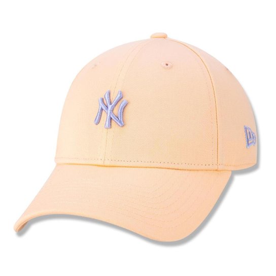 BONE 9FORTY SNAPBACK ABA CURVA MLB NEW YORK YANKEES SWEET WINTER ABA CURVA SNAPBACK LARANJA NEW ERA
