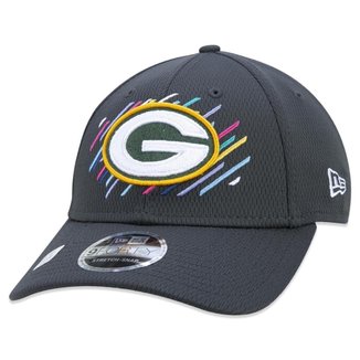 BONE 9FORTY STRETCH SNAP GREEN BAY PACKERS CRUCIAL CATCH ABA CURVA PRETO CHUMBO NEW ERA