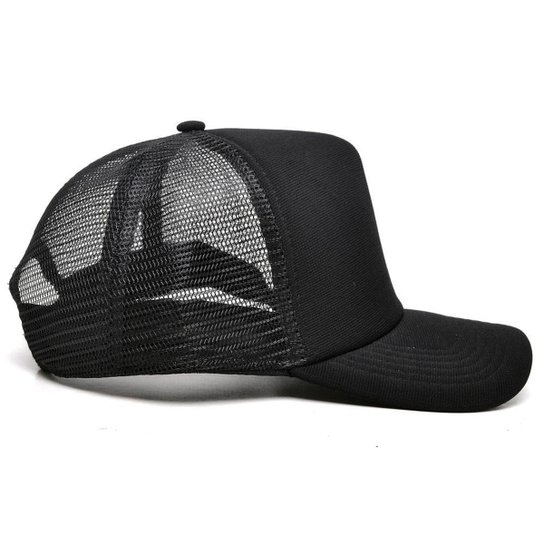 Boné Aba Curva Telinha Trucker Liso