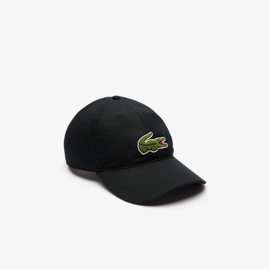 Boné Lacoste de Sarja Insígnia de Crocodilo.
