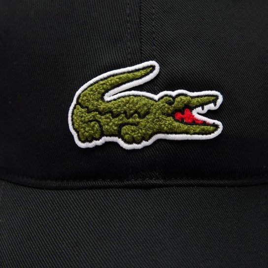Boné Lacoste de Sarja Insígnia de Crocodilo.
