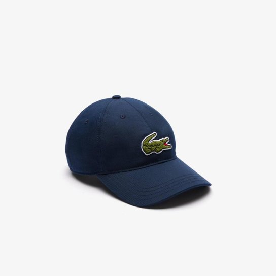 Boné Lacoste de Sarja Insígnia de Crocodilo.