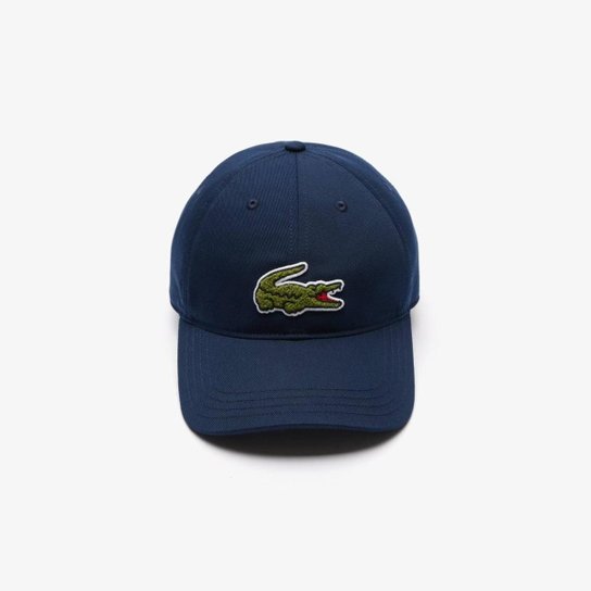 Boné Lacoste de Sarja Insígnia de Crocodilo.