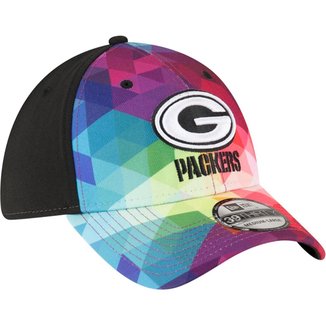 Boné New Era 39Thirty Stretch Fit NFL Crucial Catch 2023 Bay Packers Masculino