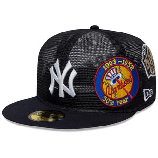 BONE NEW ERA 59FIFTY FITTED NEW YORK YANKEES MESH
