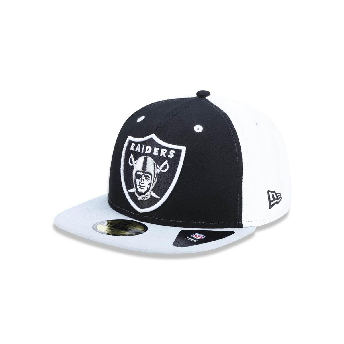 BONÉ NEW ERA 59FIFTY OAKLAND RAIDERS NFL FECHADO | Allianz Parque Shop