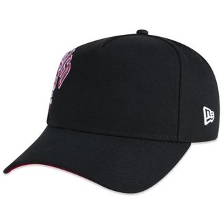 Boné New Era 940 NBA Chicago Bulls AF Bordado Lateral Preto