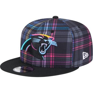 Boné New Era 9Fifty Carolina Panthers NFL Crucial Catch 2024 Masculino