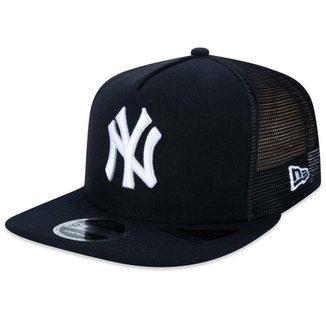 Boné New Era 9Fifty Fit Aframe Trucker New York Yankees Core Mlb Masculino