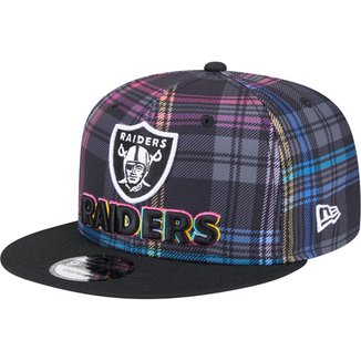 Boné New Era 9Fifty Las Vegas Raiders NFL Crucial Catch 2024 Masculino