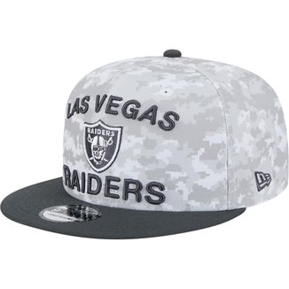 Boné New Era 9Fifty Las Vegas Raiders NFL Salute To Service 202425 Masculino