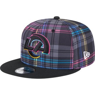 Boné New Era 9Fifty Los Angeles Rams NFL Crucial Catch 2024 Masculino