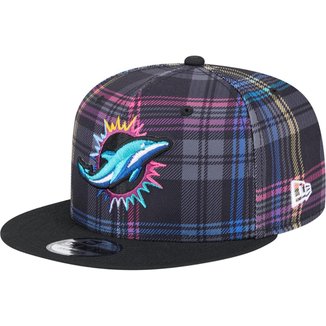 Boné New Era 9Fifty Miami Dolphins NFL Crucial Catch 2024 Masculino