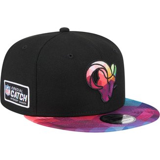 Boné New Era 9Fifty NFL Crucial Catch 2023 Los Angeles Rams Masculino