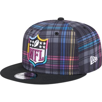 Boné New Era 9Fifty NFL Logo Oficial NFL Crucial Catch 2024 Masculino