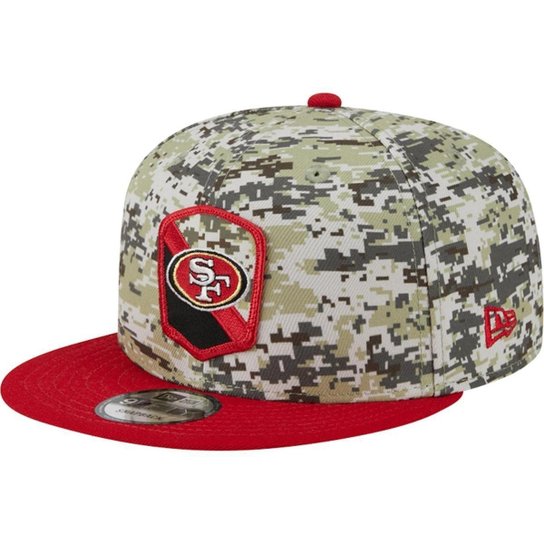 BONE NEW ERA 9FIFTY SALUTE TO SERVICE SAN FRANCISCO 49ERS CAMUFLADO