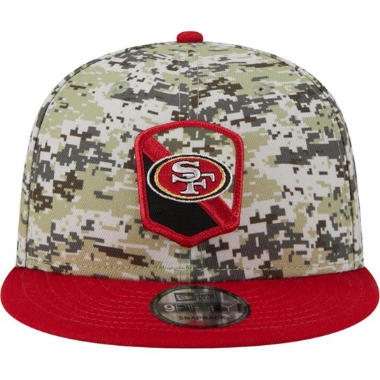 BONE NEW ERA 9FIFTY SALUTE TO SERVICE SAN FRANCISCO 49ERS CAMUFLADO