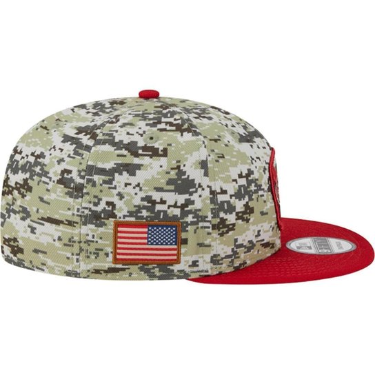BONE NEW ERA 9FIFTY SALUTE TO SERVICE SAN FRANCISCO 49ERS CAMUFLADO