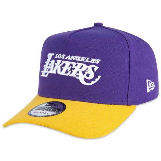 Boné New Era 9Forty Aframe NBALos Angeles Lakers Core Masculino