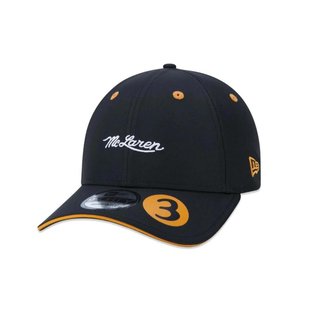 Boné New Era 9Forty McLaren F1 Team GP Mônaco Daniel Ricciardo Unissex - Preto e Laranja
