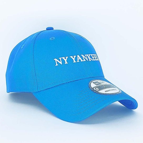 Boné New Era 9FORTY New York Yankees Aba Curva Classic Azul
