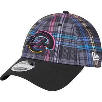 Boné New Era 9Forty Stretch Snap Los Angeles Rams NFL Crucial Catch 2024 Masculino