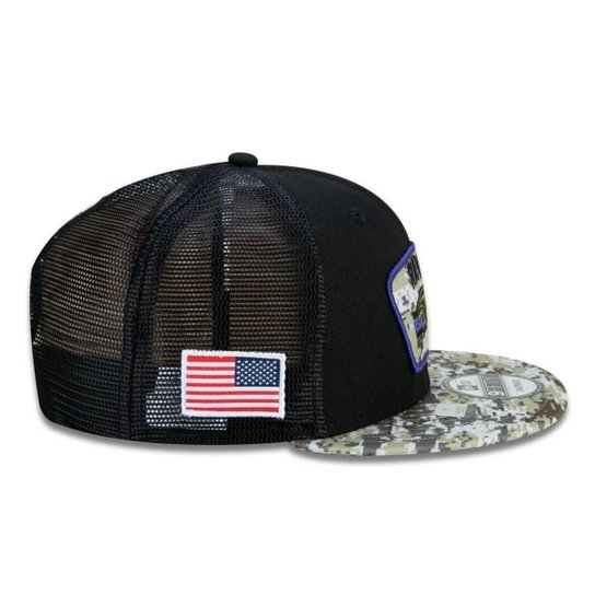 Boné New Era Baltimore Ravens 950 NFL 21 Salute Service