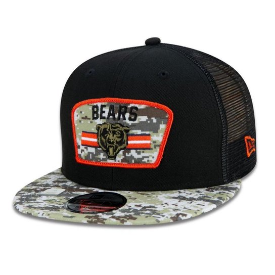 Boné New Era Chicago Bears 950 NFL 21 Salute Service Masculino