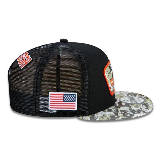 Boné New Era Chicago Bears 950 NFL 21 Salute Service Masculino