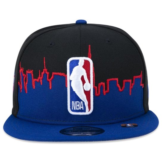 Boné New Era NBALogoman Tipoff 9Fifty Aba Reta Snapback Masculino