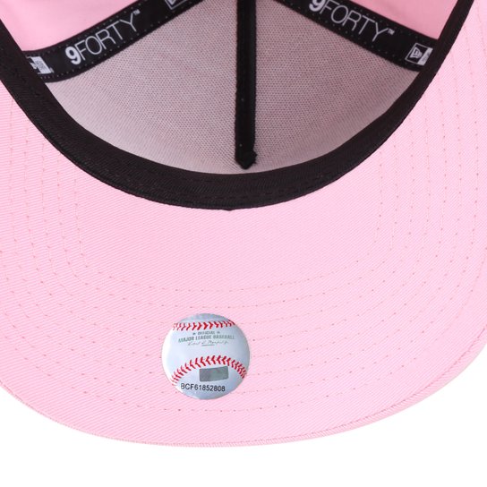 Boné New Era New York Yankees Aba Curva Snapback 9Forty A-Frame