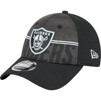 Boné New Era NFL Las Vegas Raiders Aba Curva 9FORTY Stretch Training 23