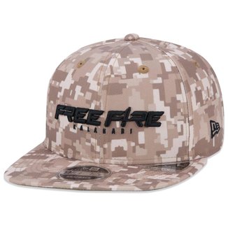 Boné New Era Original Fit Free Fire Aba Reta Snapback Masculino
