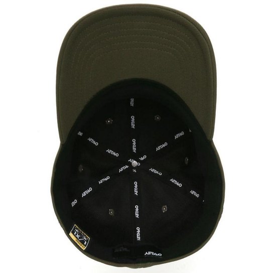 Boné Oakley Aba Curva 6 Panel Stretch Metallic