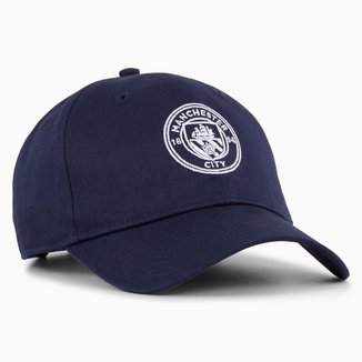 Boné Puma Manchester City FTBL Archive Aba Curva Marinho