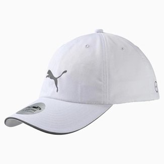 Boné Puma Running Cap III Unissex Ajustável Adulto - Branco