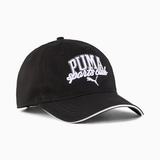Boné Puma Sports Club Baseball Aba Curva Ajustável Cor:;Tamanho:Único;Gênero:Unissex