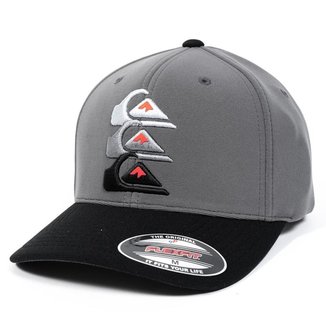 Boné Quiksilver Aba Curva Emb Three Logo WT25