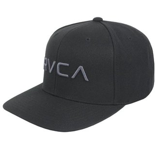Boné RVCA Twill Snapback II Black Charcoal