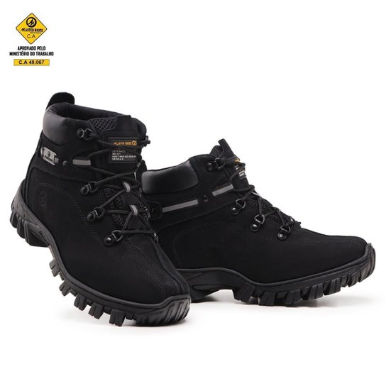 Bota Adventure Couro Masculina Palmilha Anatômica Trabalho