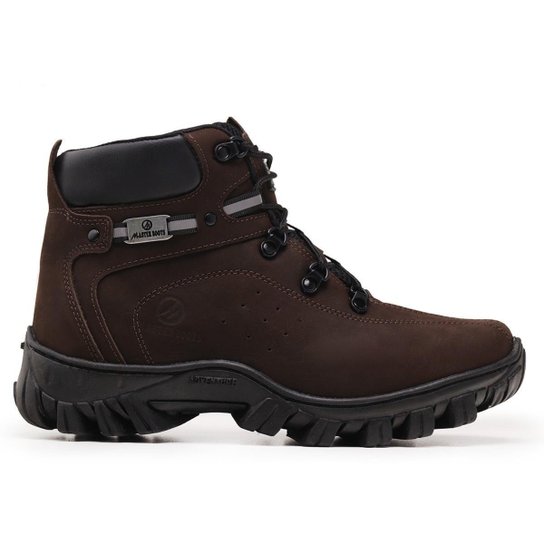Bota Adventure Couro Masculina Palmilha Anatômica Trabalho