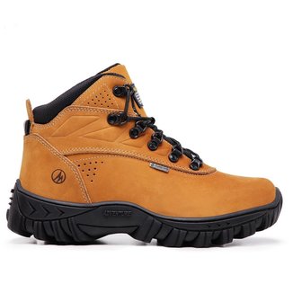 Bota Adventure Couro Masculina para Trabalho Bico Resistente