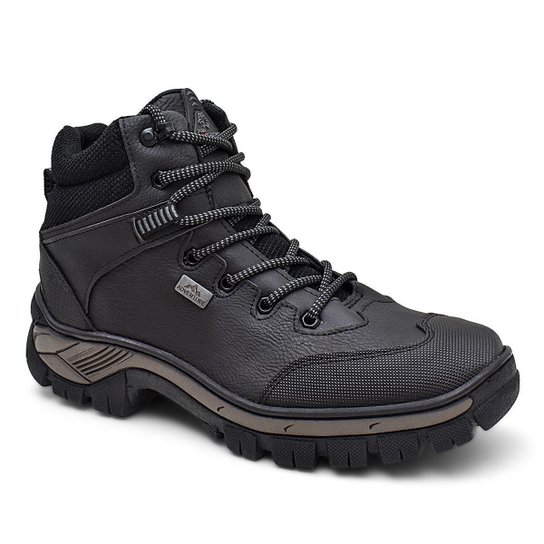Bota Adventure Masculino Casual Trilhas Preto Wit Shoes
