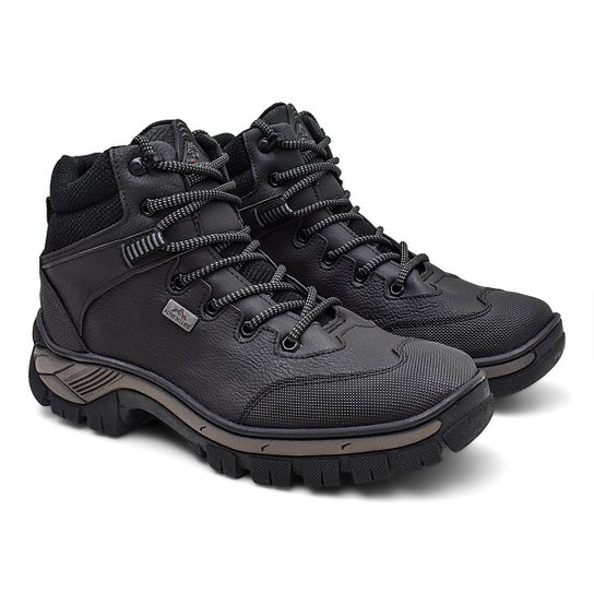 Bota Adventure Masculino Casual Trilhas Preto Wit Shoes
