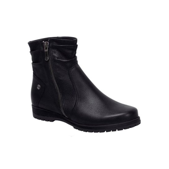 Bota Bottero Botnew Argos XXV Couro Preto Cano Curto