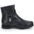 Bota Bottero Cano Baixo Couro Preto Detalhe Lateral 369202 - Preto