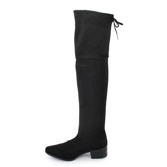 Bota Cano Alto Longo Over The Knee Meia Skinny Acima do Joelho