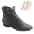 Bota Cano Curto Piccadilly e Meia PD24-25023 - Preto