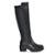 Bota Cano Longo Via Marte Salto Bloco Tratorado Feminino 001-003 - Preto
